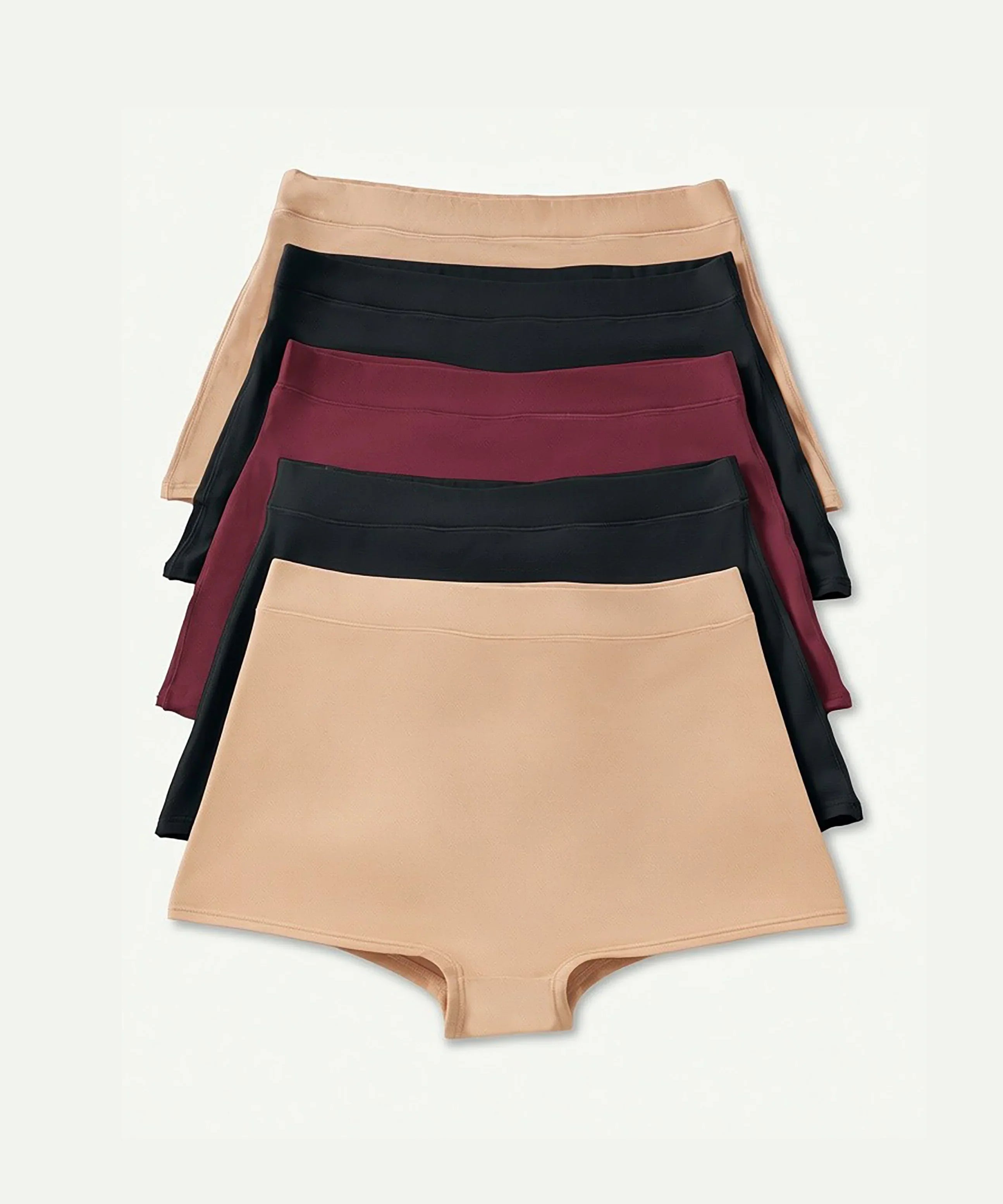 BlissWear High-Rise Boyshort 5-Pack